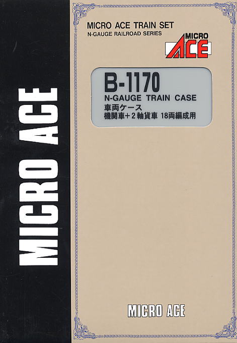 B1170 Train Case for Locomotive and Two axis freight trains (18-