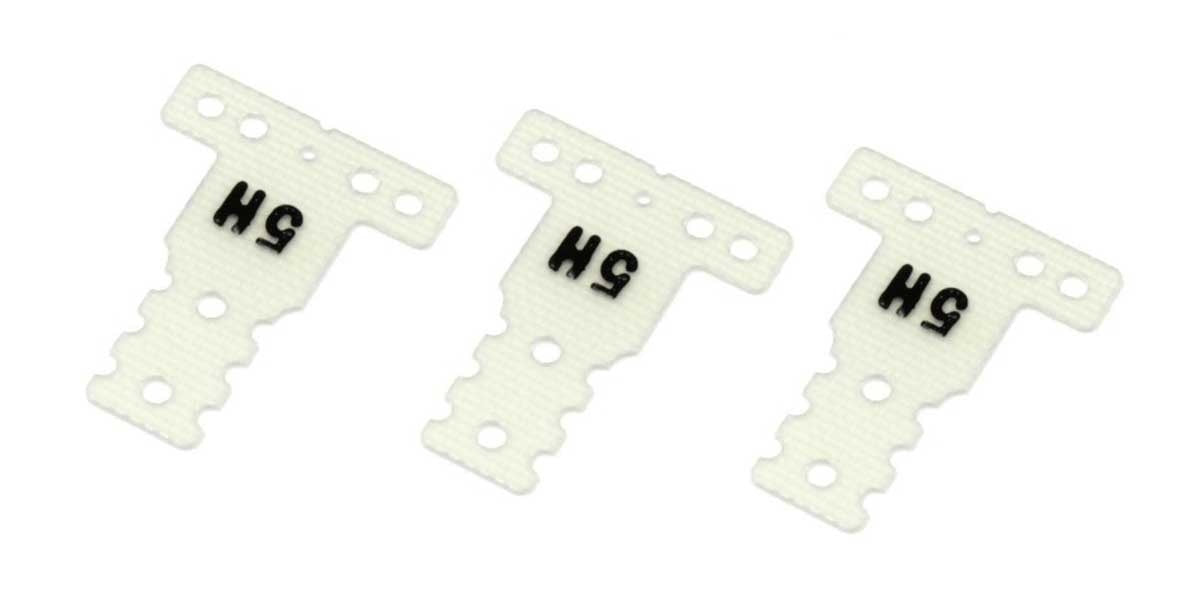 MZW437H FRP RearSus Plate(0.5Hard/3pcs/MR03MM/LM/MM2)