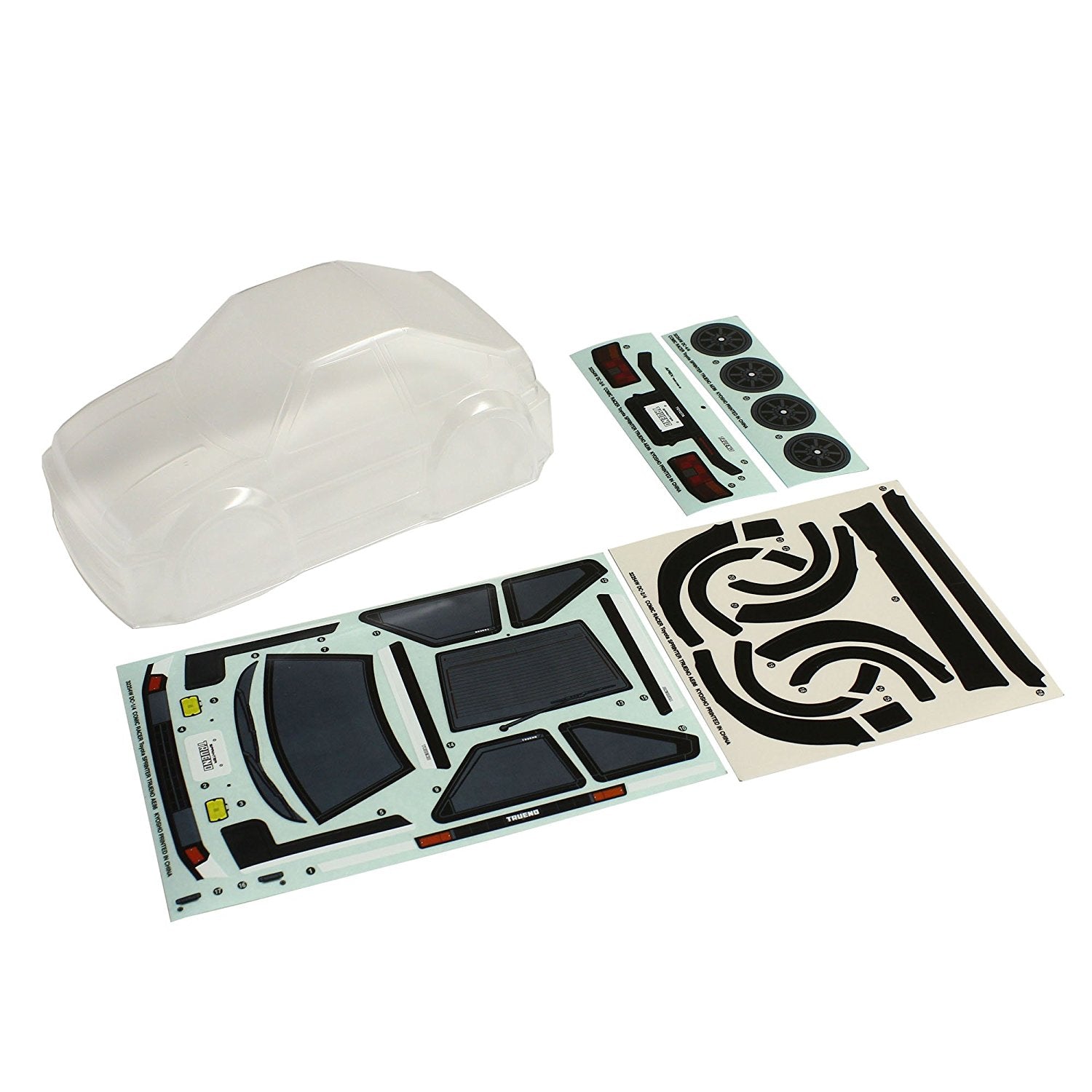 MBB07 Comic Racer TOYOTA SPRINTER TRENO AE86 Clear Body