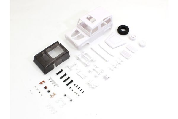 MXN06 Land Rover Defender 90 White Body Set