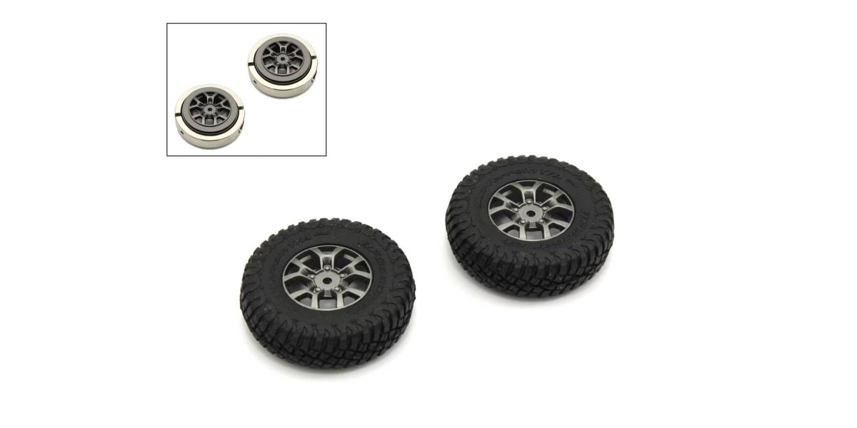 MXTH002HW Premounted Tire/ Wheel w/Weight 2pcs Jimny Sierra