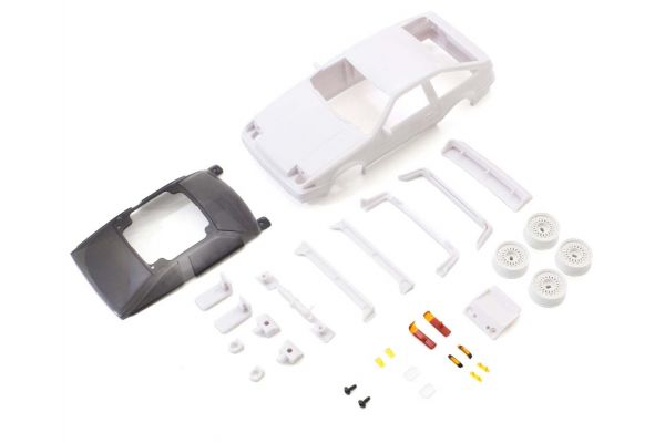 MZN204 Toyota TRUENO AE86 GTV White Body set w/Wheel