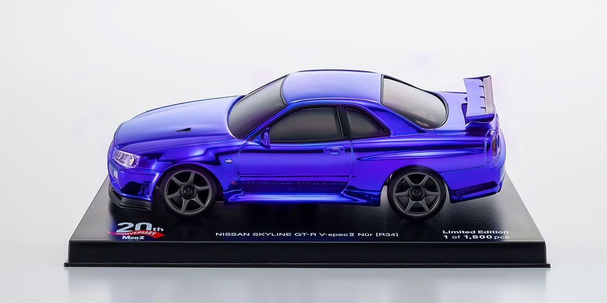 MZP427CBL NISSAN SKYLINE GT-R V Spec Ⅱ Nur (R34) Chrome Blue Spe