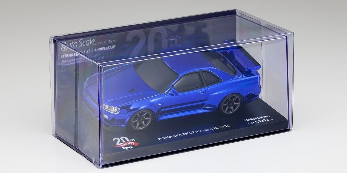 MZP427CBL NISSAN SKYLINE GT-R V Spec Ⅱ Nur (R34) Chrome Blue Spe