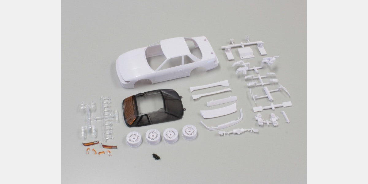 Nissan SILVIA S13 White Body Set w/ Wheel