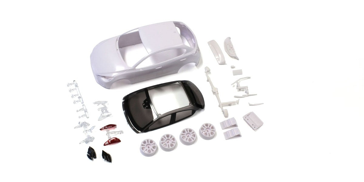 MZN188 MAZDA Demio XD White body set (w/Wheels)