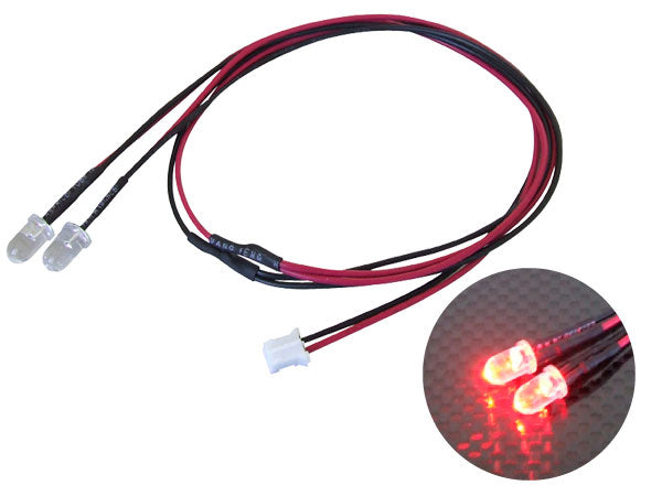 LU03R TWIN LED 5mm RED