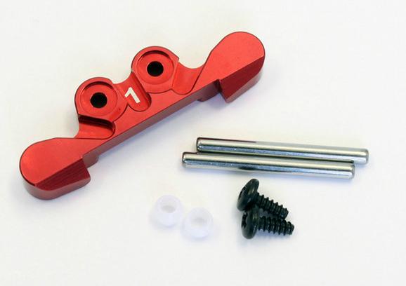 MBW025R-1 Aluminum Rear Suspension Mount (1 ? / Red)