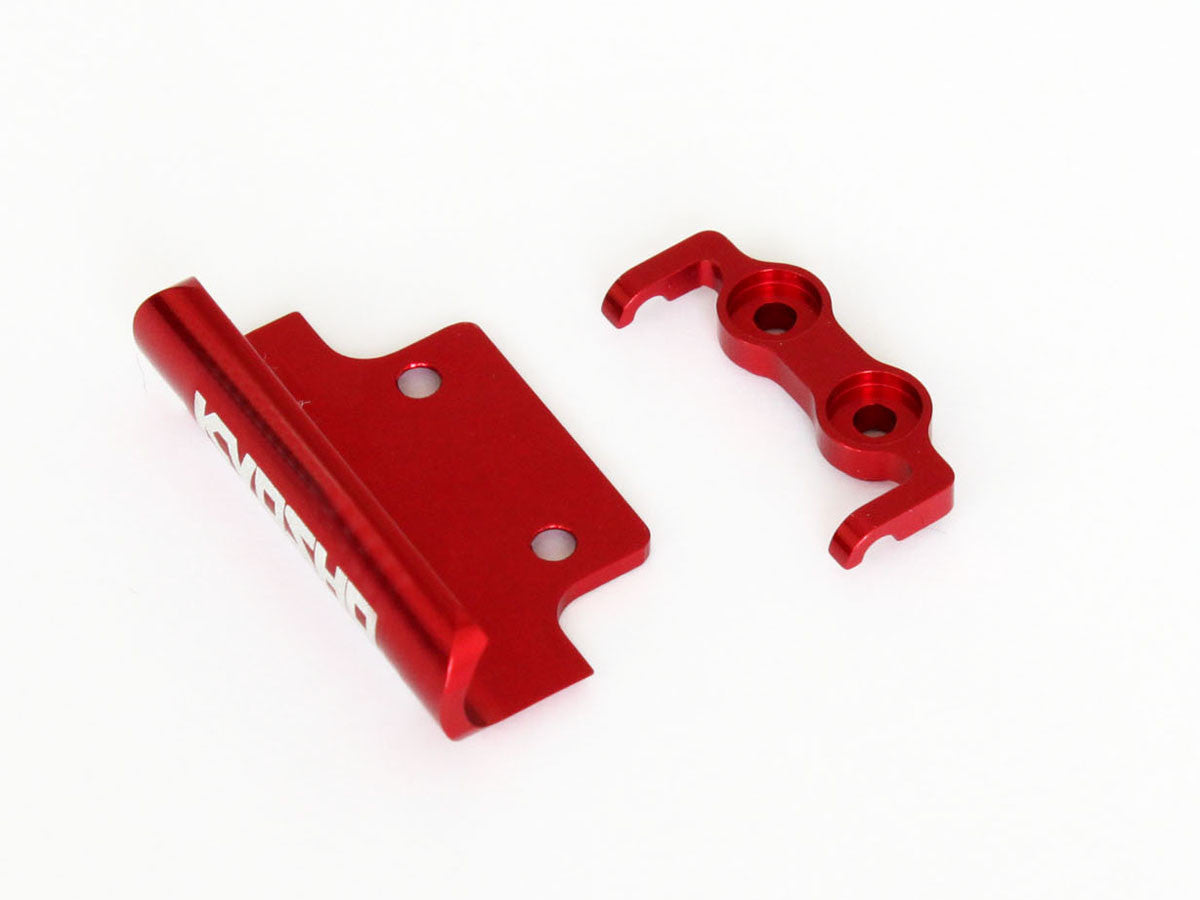 MBW029RB Mini-Z Buggy Alum Front & Rear Bumper Set - Red