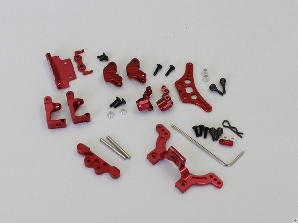 MBW2013AR Aluminum Strengthening Parts Set for MB-010 Red