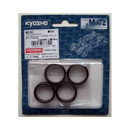 MDT001 Mini-Z AWD Drift Tire Set 8.5mm
