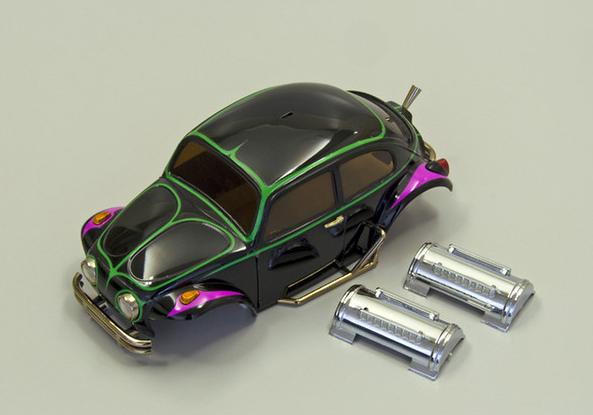 Volkswagen Baja Beetle (Black & Green Pin stripe)