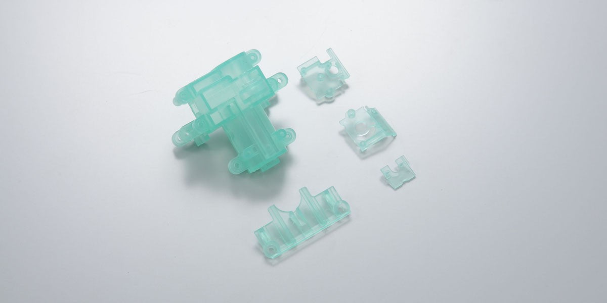 MVF04CG Skeleton Servo Case Set(Clear Green)