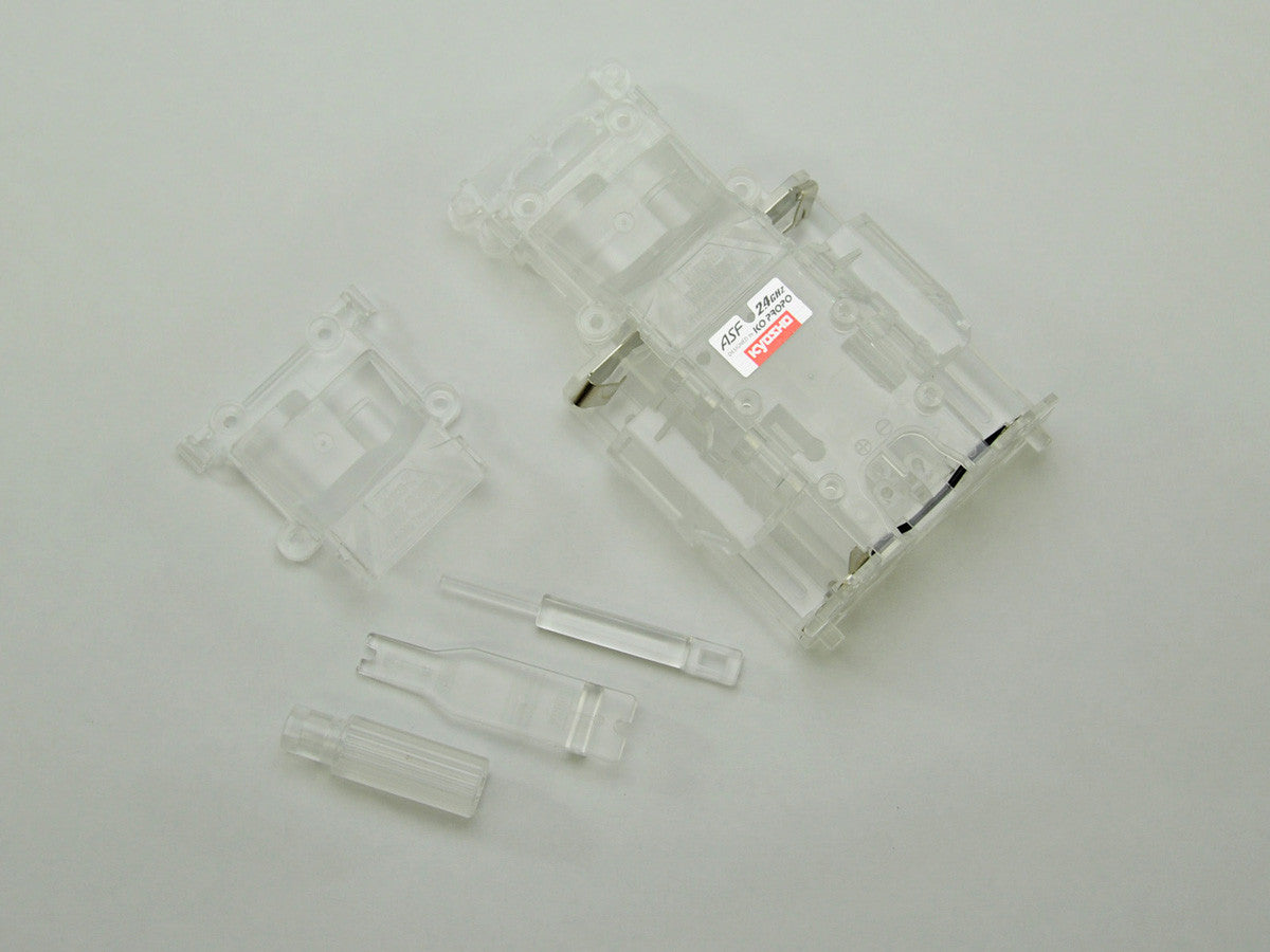 MZF401C Skelton Main Chassis Set For MR-03 - Clear