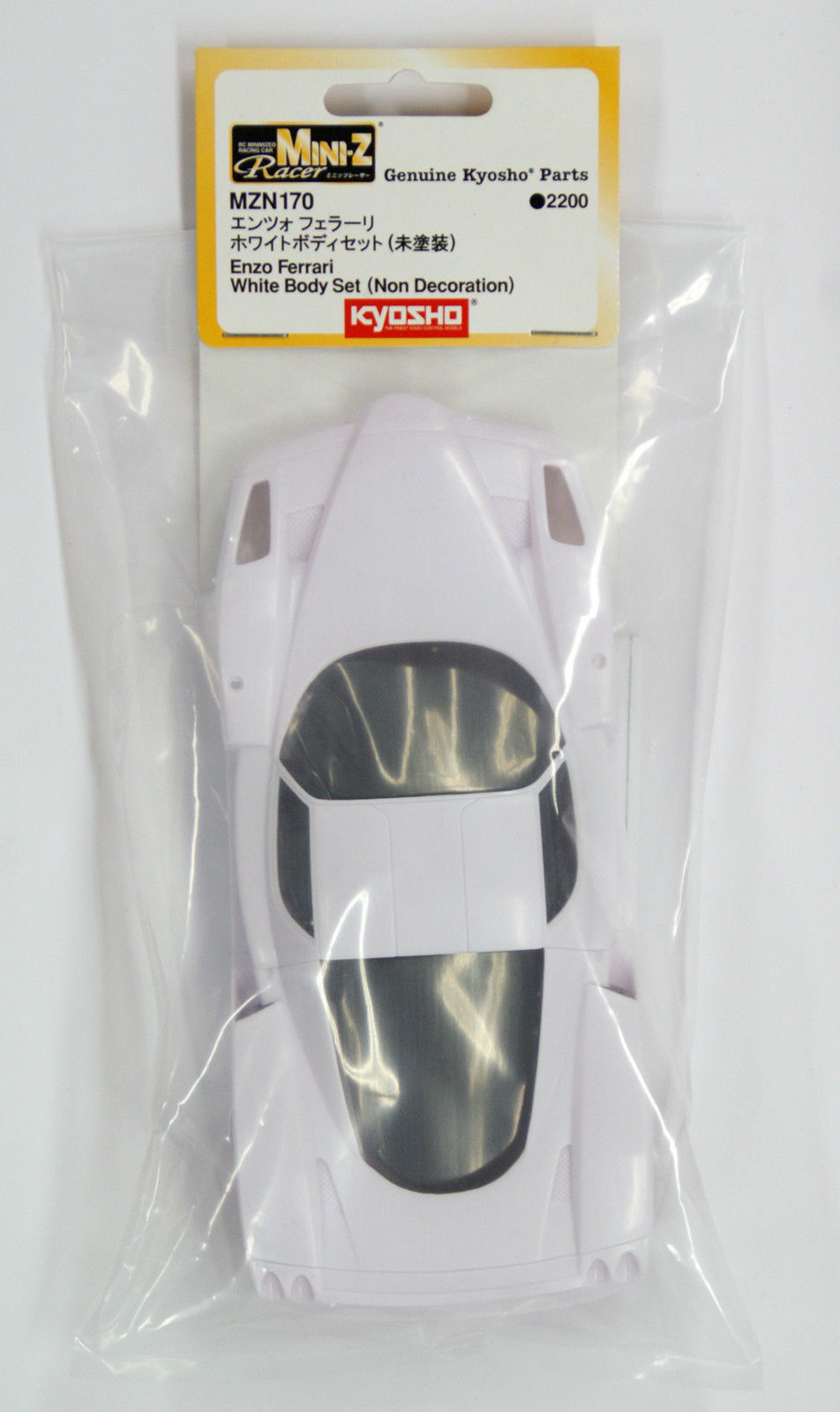 MZN170 Enzo Ferrari White Body Set (Unpainted)