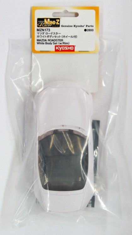 MZN173 Mazda MX-5 Roadster White Body Set with Wheels Set
