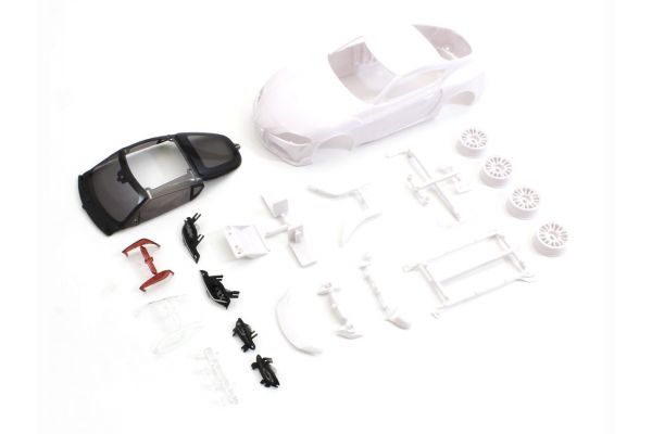 MZN207 Toyota GR Supra TRD White BodySet w/Wheel