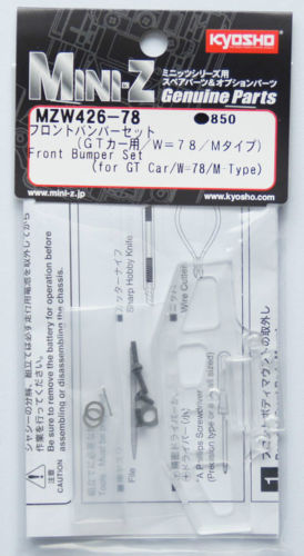 MZW426-78B Front Bumper Set for GT Car /W=78 /M Type