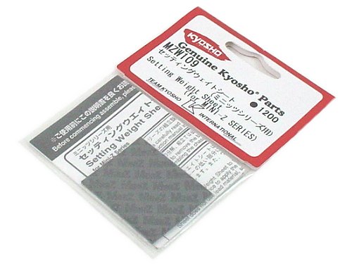MZW109 Setting Weight Sheet