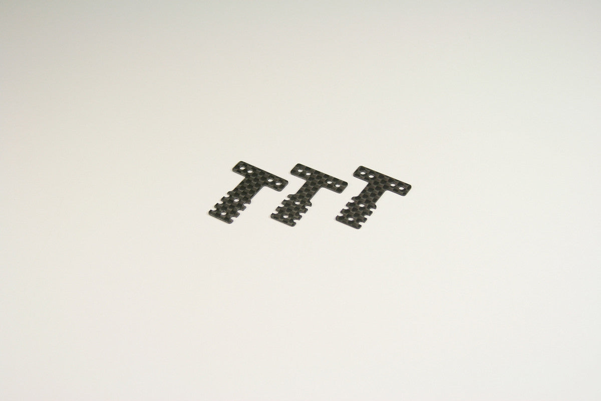 MZW403 Carbon Rear Suspension T-Plate Set for MR-03 MM/LM - 3PCS