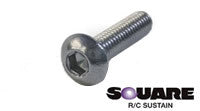 NST-320 3 x 20 Steel Black Hex Screw 20pcs