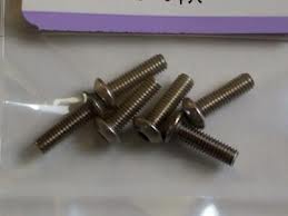 NTR-306 Titanium Hex Screw 3x6mm 6pcs