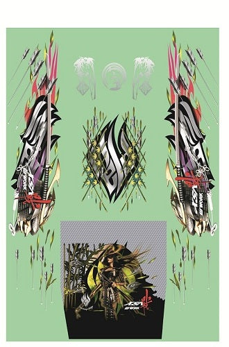 OD1032 Toyota JZX100Cresta Drift Body & Team Weld Ichigoki Decal