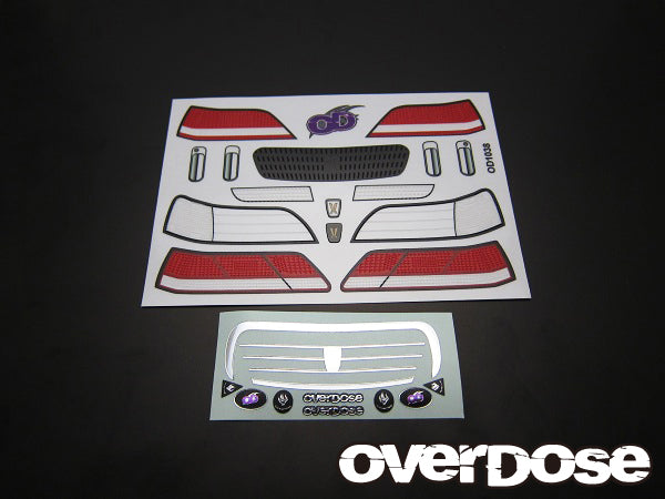 ALUMINUM Multi RC Stand - PURPLE RED BLACK [OVERDOSE] OD3848