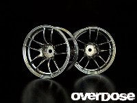 OD1076 WORK EMOTION CR Kiwami Black Chrome OFF +5