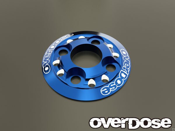 OD1102 Spur Gear Support Plate Type-2 (Dark Blue)