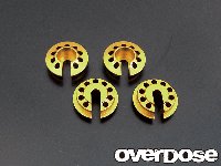 OD1125 Aluminum Spring Ends (For Tamiya Gold)