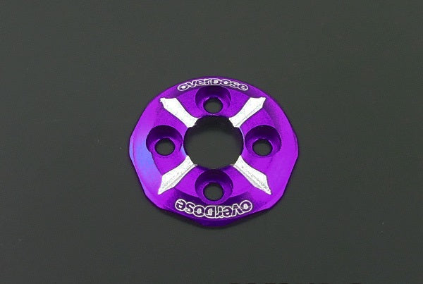 OD1208 Type 3 Spur Gear Support Plate Purple