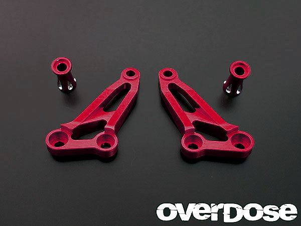 OD1254 Aluminum Front Brace for Yokomo Drift Package (Red)