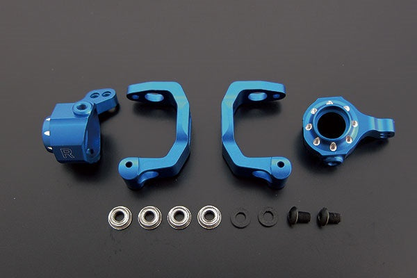 OD1298 Alum C-Hub & Upright Set for Yokomo Drift Package Blue