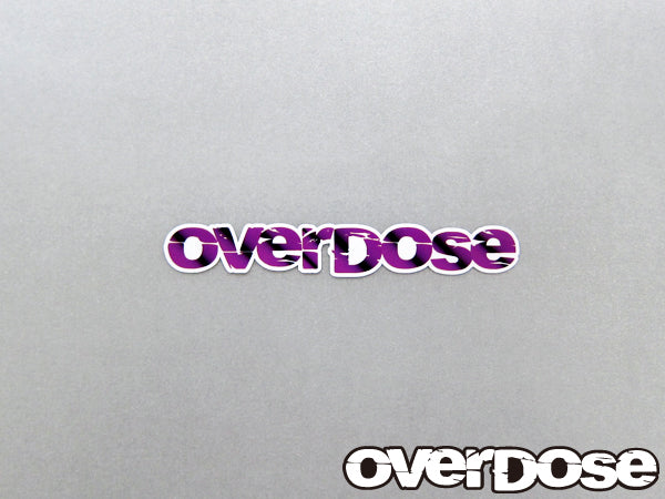 OD1338 OVERDOSE Sticker Small Purple