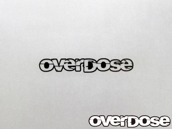 OD1341 OVERDOSE Sticker Small (black / cut out)