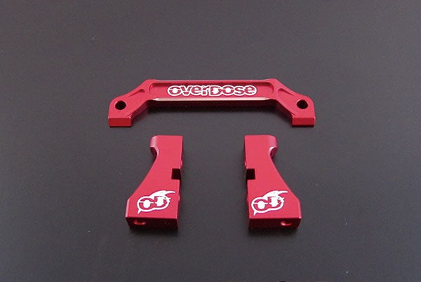 Overdose Alum. Servo Mount - Red Overdose Alum. Servo Mount - Red