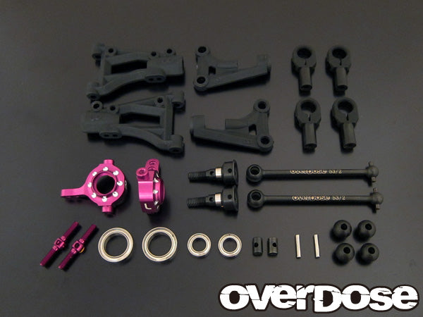 Banzai Hobby - OVERDOSE OD1616 Front A Arm Suspension Kit (For