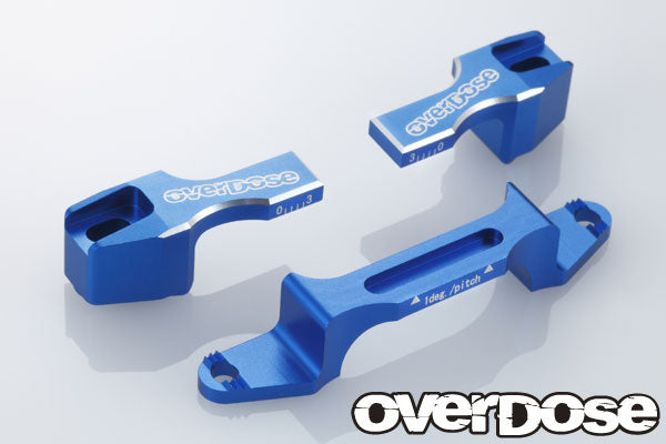 OD1640 Aluminium Adjustable Sus Mount Set Drift Package Blue