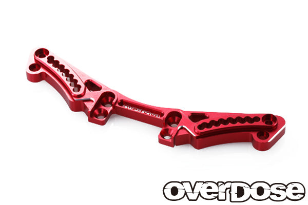 OVERDOSE OD1678 Aluminum Rear Shock Tower Red for Vacula