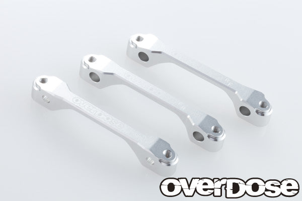 overdose アンチ＋VER.2 セット Overdose Aluminum High Mount Kit Black For 1/10 Rc Drift