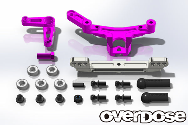 OD1694 Slide Rack Steering set for Divall (Purple)
