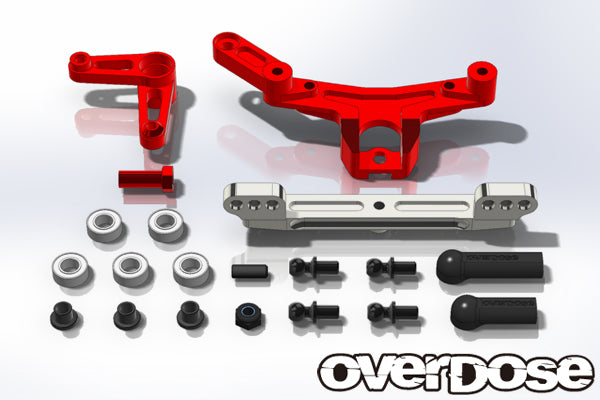 OD1695 Slide Rack Steering set for Divall (Red)