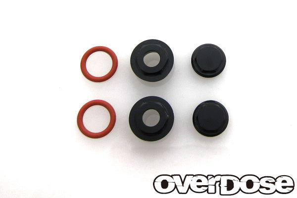 OVERDOSE OD1848 Shock O-Ring Cap & Top Cap Set (For HG Shock / 2pcs)