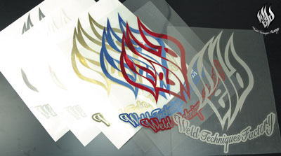 OD1897b Weld Sticker / Flare Type White