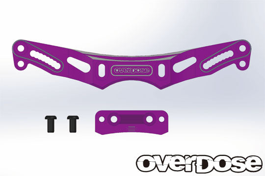 OD2157 Height Adjustment Aluminum Rear Shock Tower Purple