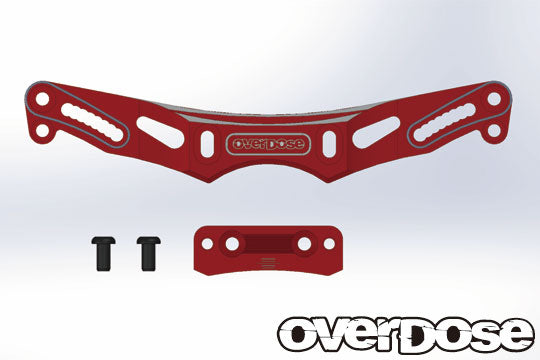 OD2158 Height Adjustment Aluminum Rear Shock Tower Red