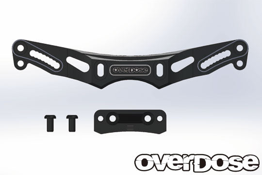 OD2159 Height Adjustment Aluminum Rear Shock Tower Black