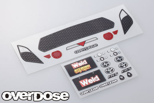 OD2191B 3D Graphic Series FR-S Grill & Emblem