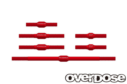 OD2367 Aluminum Turnbuckle Set For OD / Red